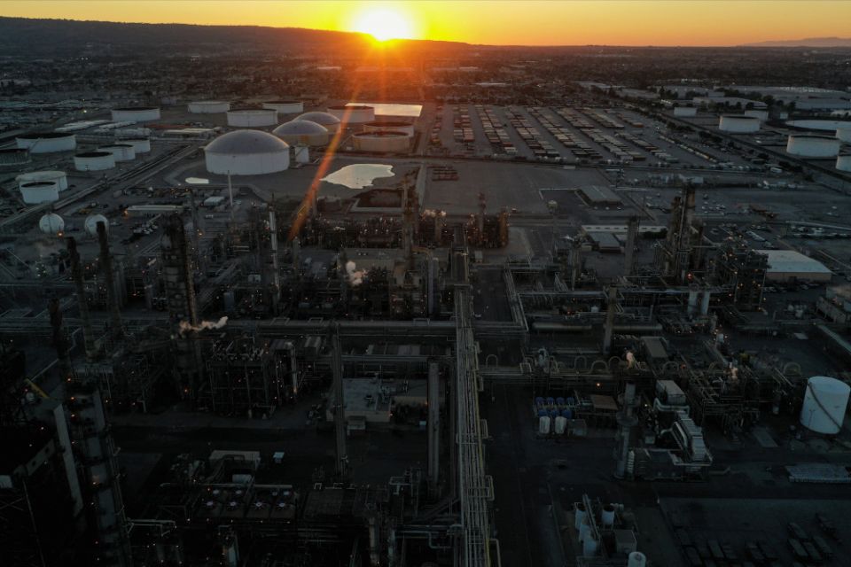 The Phillips 66 Co.'s Los Angeles Refinery is seen in Carson, Calif., March 11, 2022. (CNS/Reuters/Bing Guan)