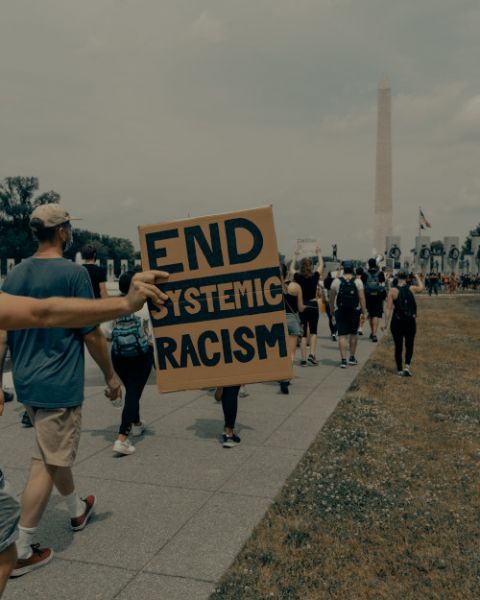 We might ask ourselves: How does my prayer inform or is shaped by the call to work for racial justice? (Unsplash/Clay Banks)