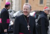 Archbishop Eamon Martin of Armagh, Northern Ireland, is pictured at the Vatican Oct. 16, 2018. Archbishop Martin has joined with leaders of other Christian traditions in appealing for "prayerful support" for an Oct. 21, 2021, service to mark the centenary