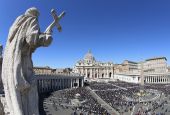 Vatican City is seen in this April 10 photo. (CNS/Paul Haring)